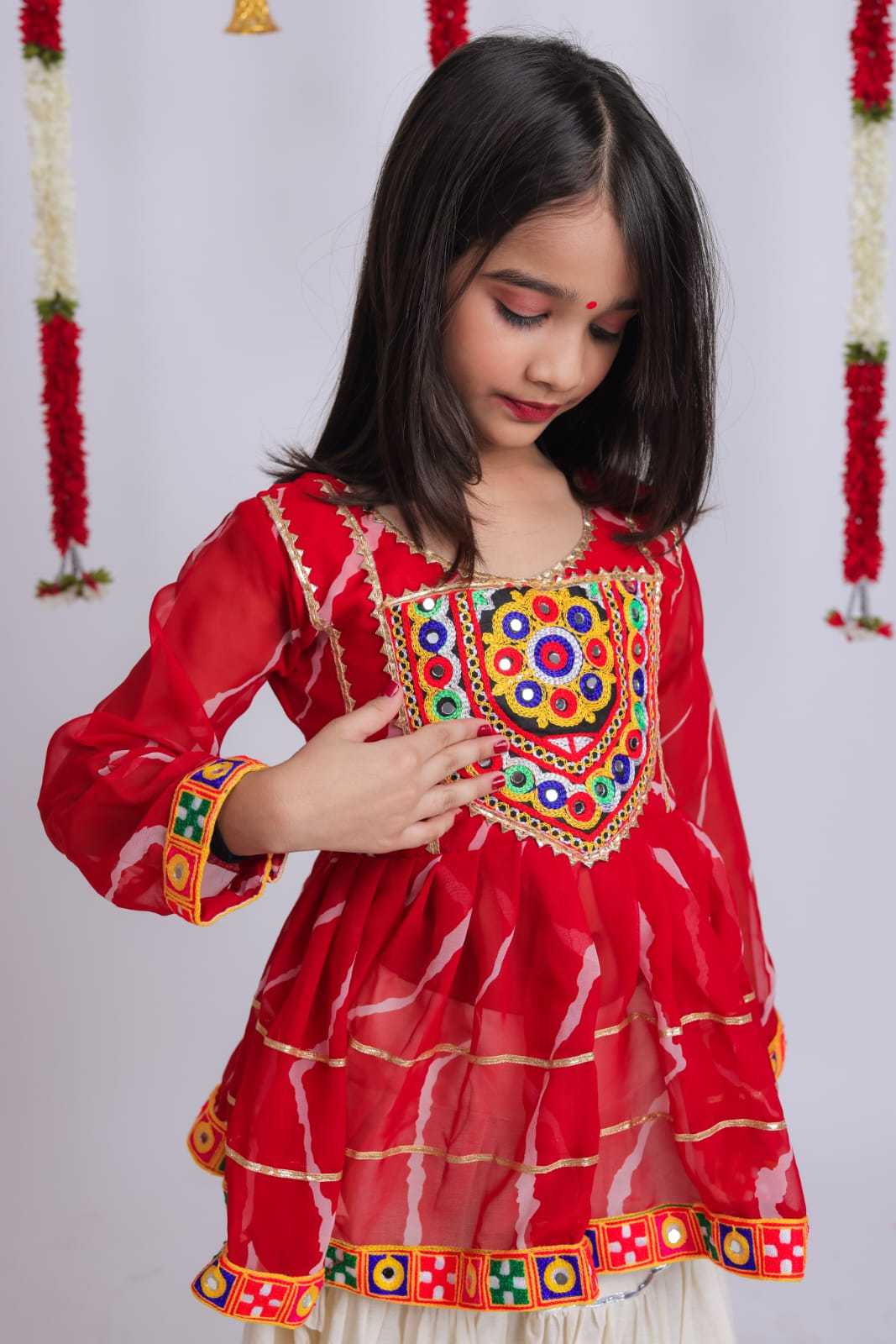Suhagini Cotton Kids Lehenga