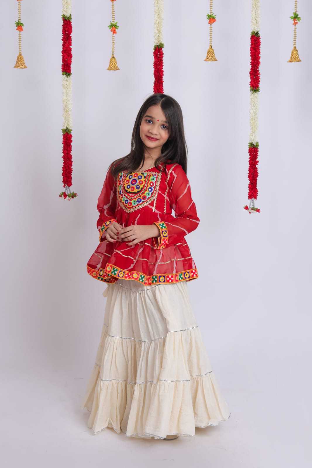 Suhagini Cotton Kids Lehenga