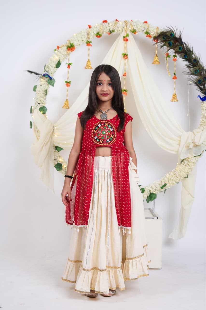 Yashvi Georgette Kids Lehenga
