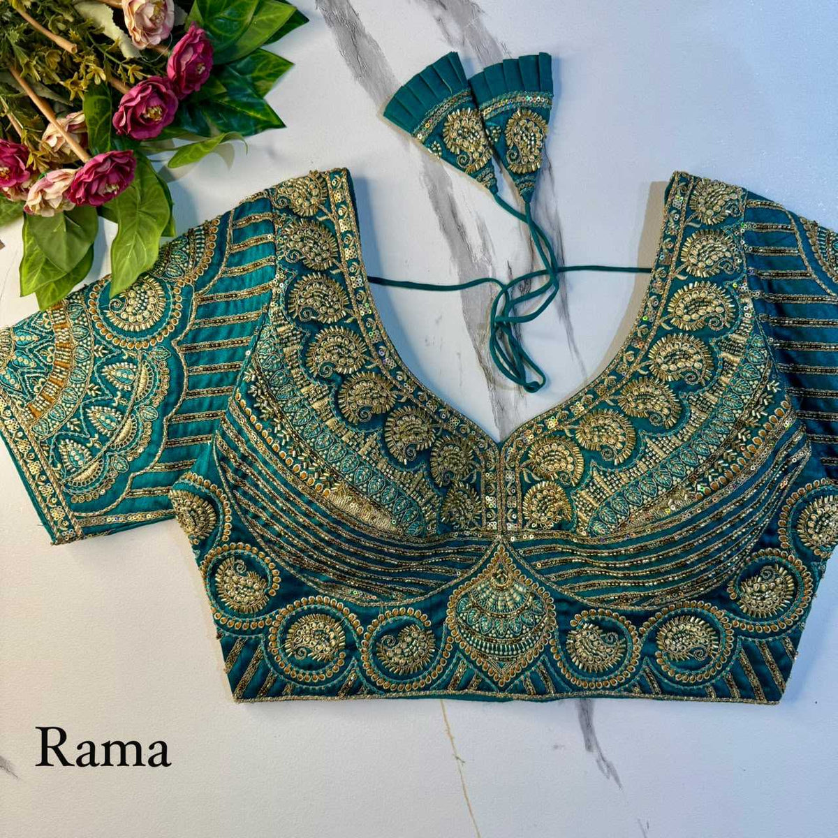 Italian Silk Party Wear Blouse