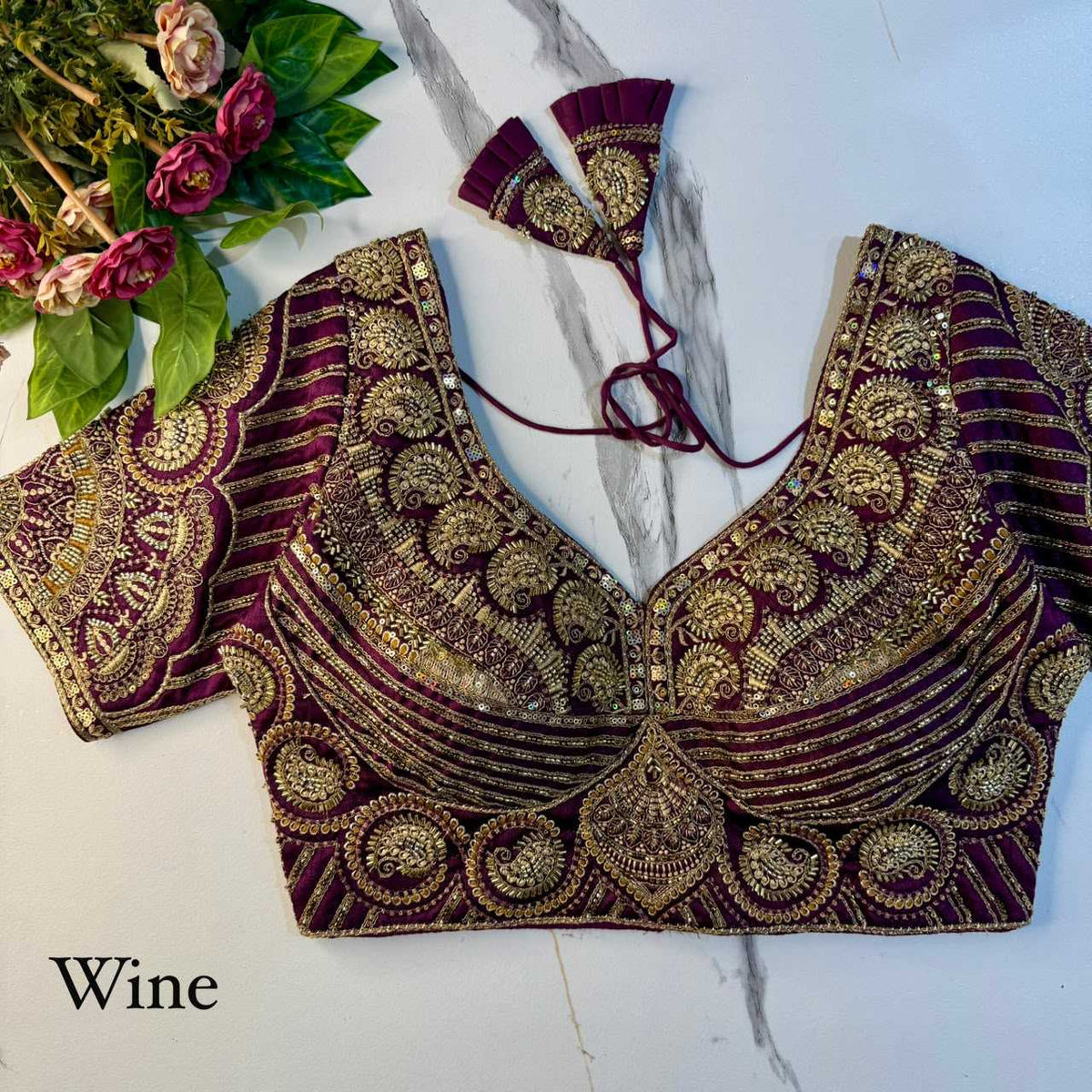 Italian Silk Party Wear Blouse
