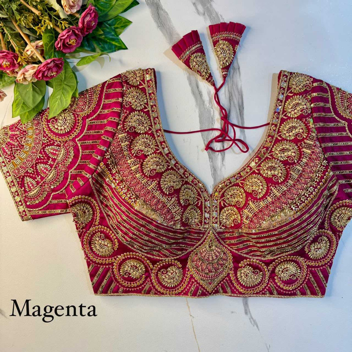 Italian Silk Party Wear Blouse