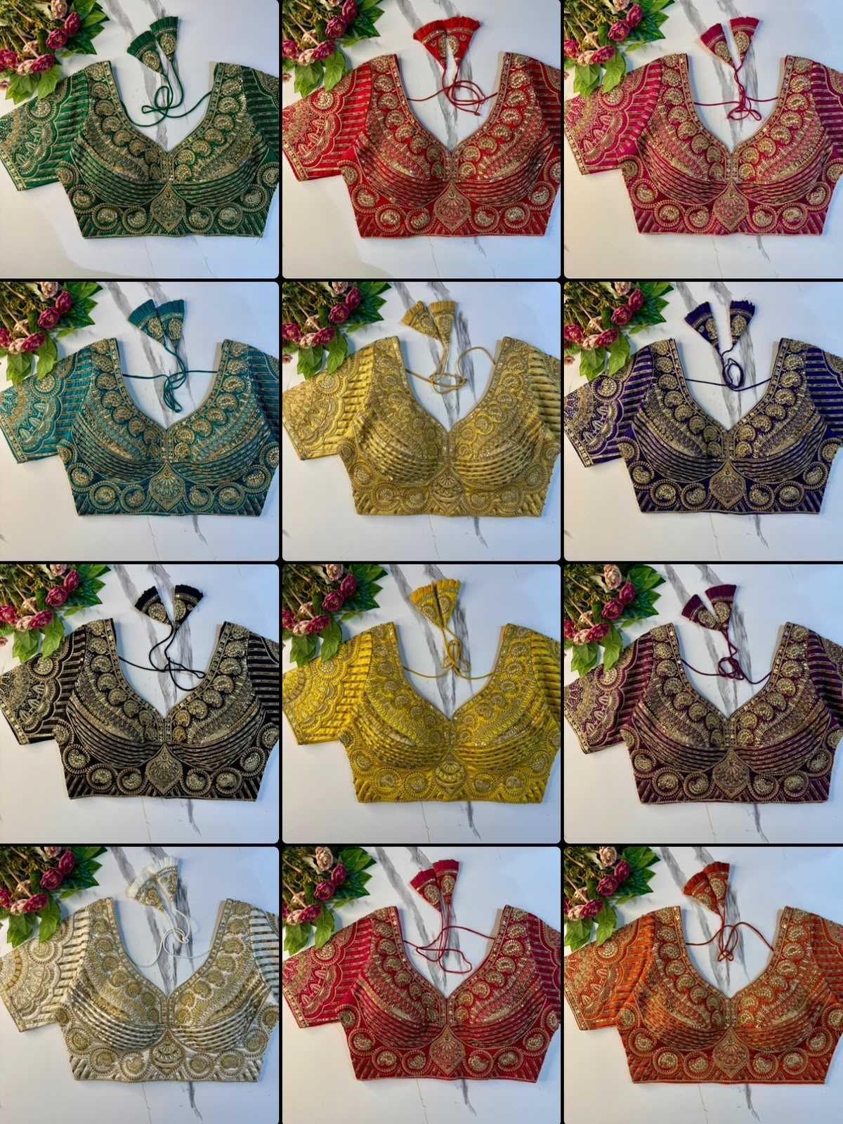 Italian Silk Party Wear Blouse