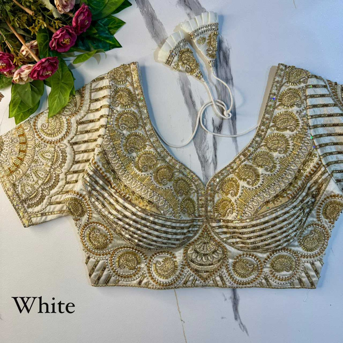 Italian Silk Party Wear Blouse