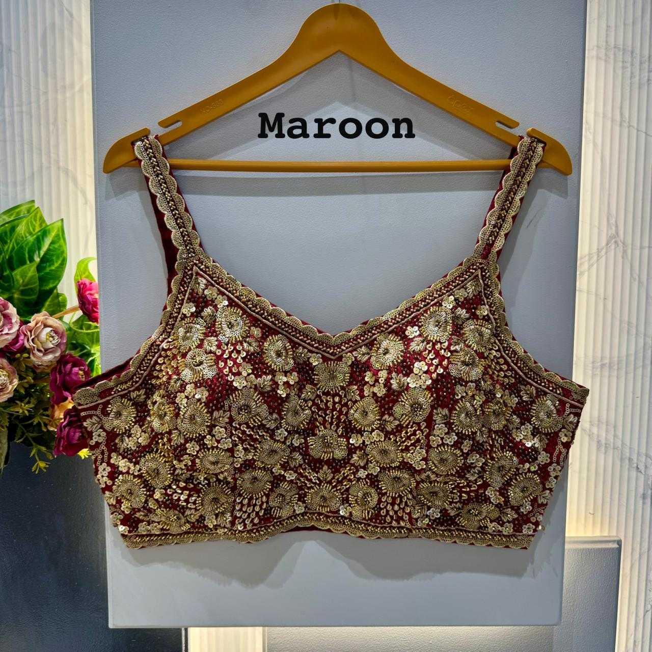 Faux Georgette Sleeveless Blouse