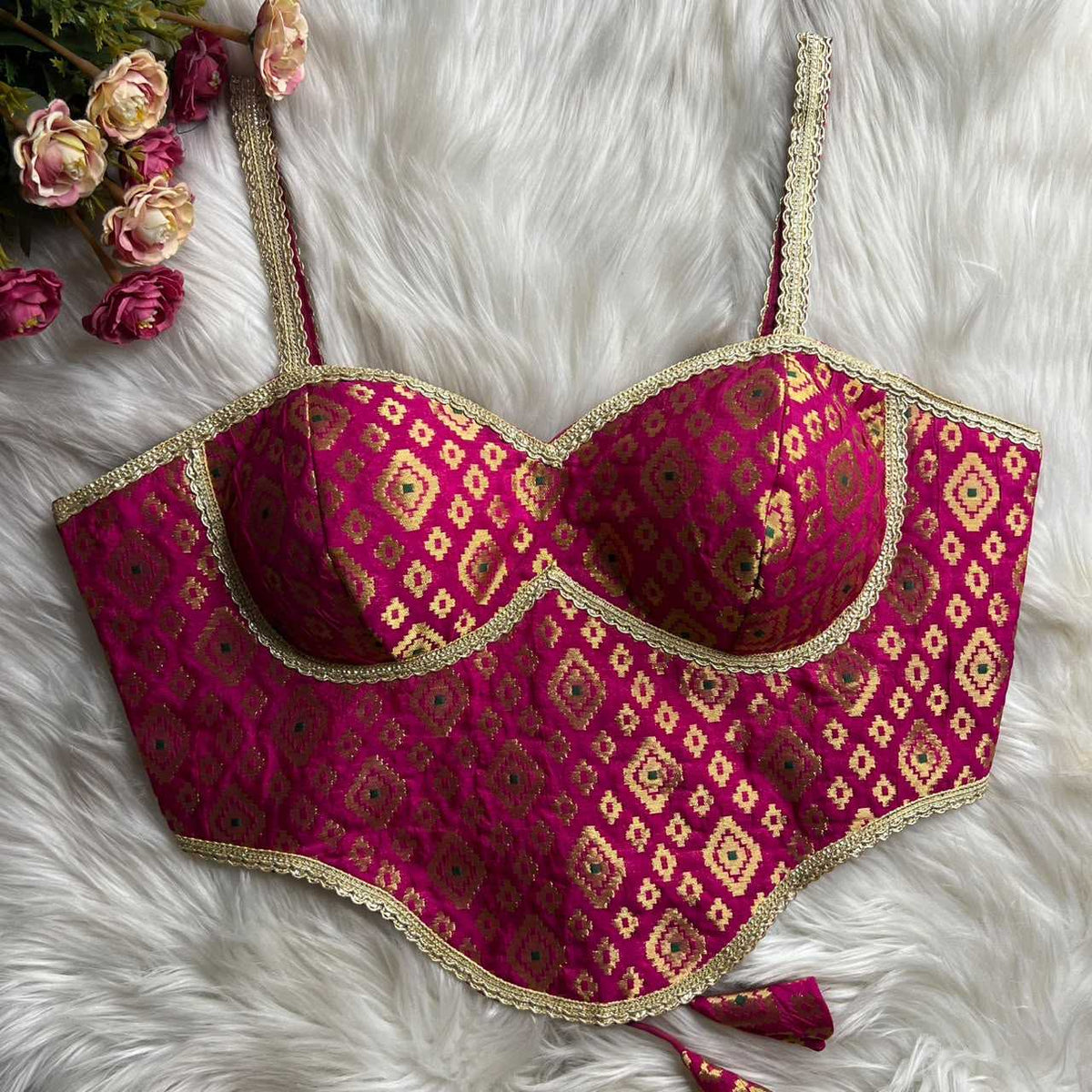 Aaradhya Banarasi Soft Silk Designer Blouse