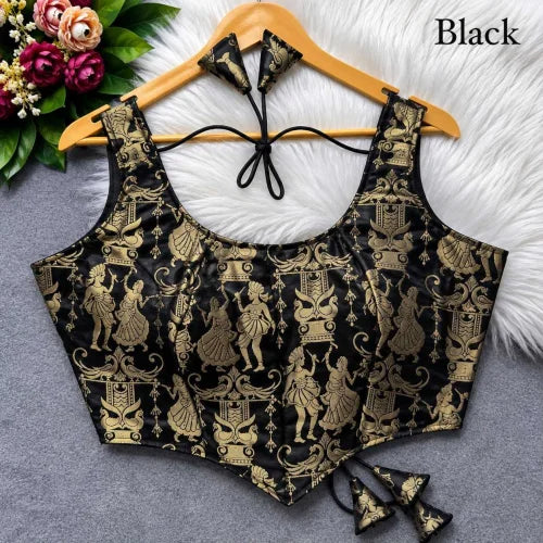 Advika Banarasi Soft Silk Designer Blouse