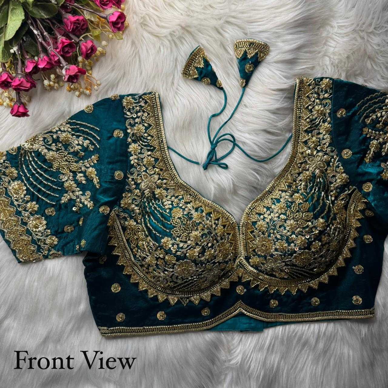 Sequence Embroidery Blouse