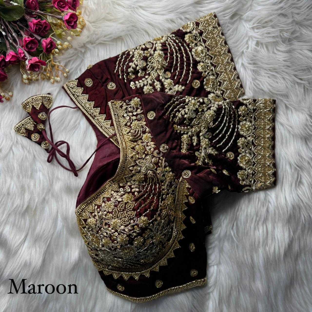 Sequence Embroidery Blouse