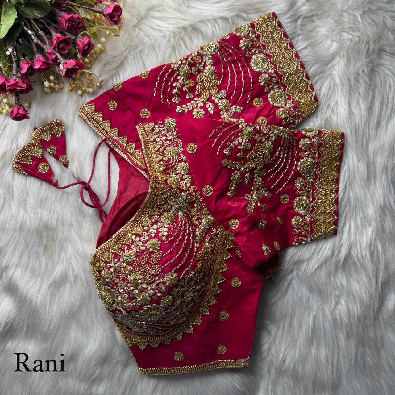 Sequence Embroidery Blouse