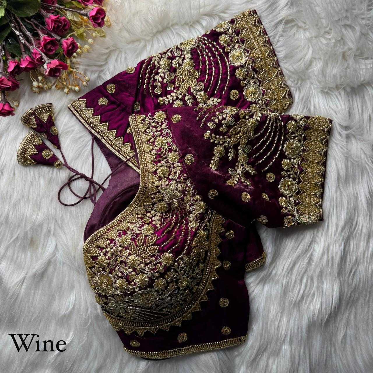 Sequence Embroidery Blouse