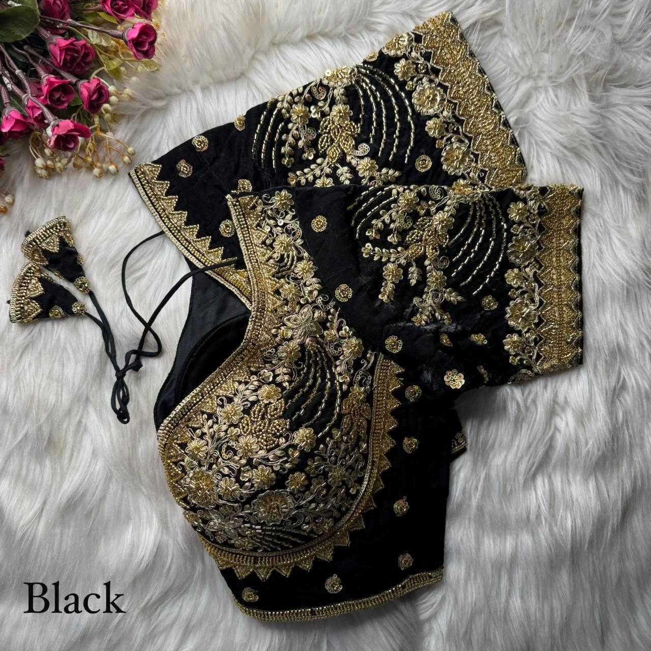 Sequence Embroidery Blouse