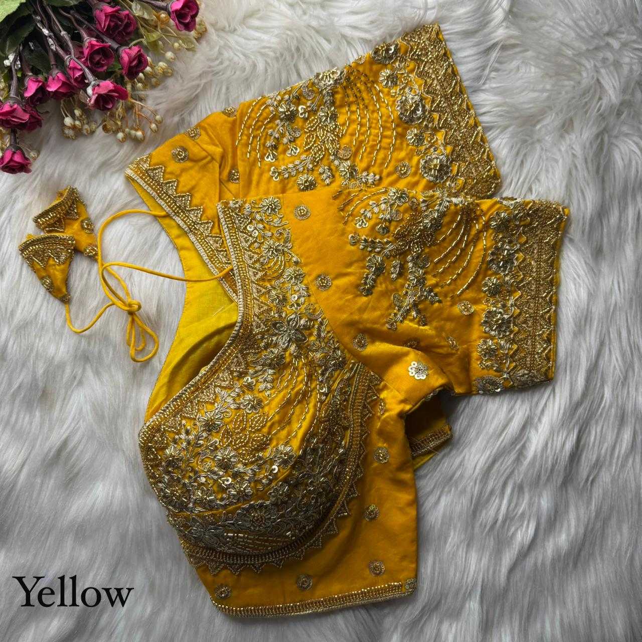 Sequence Embroidery Blouse