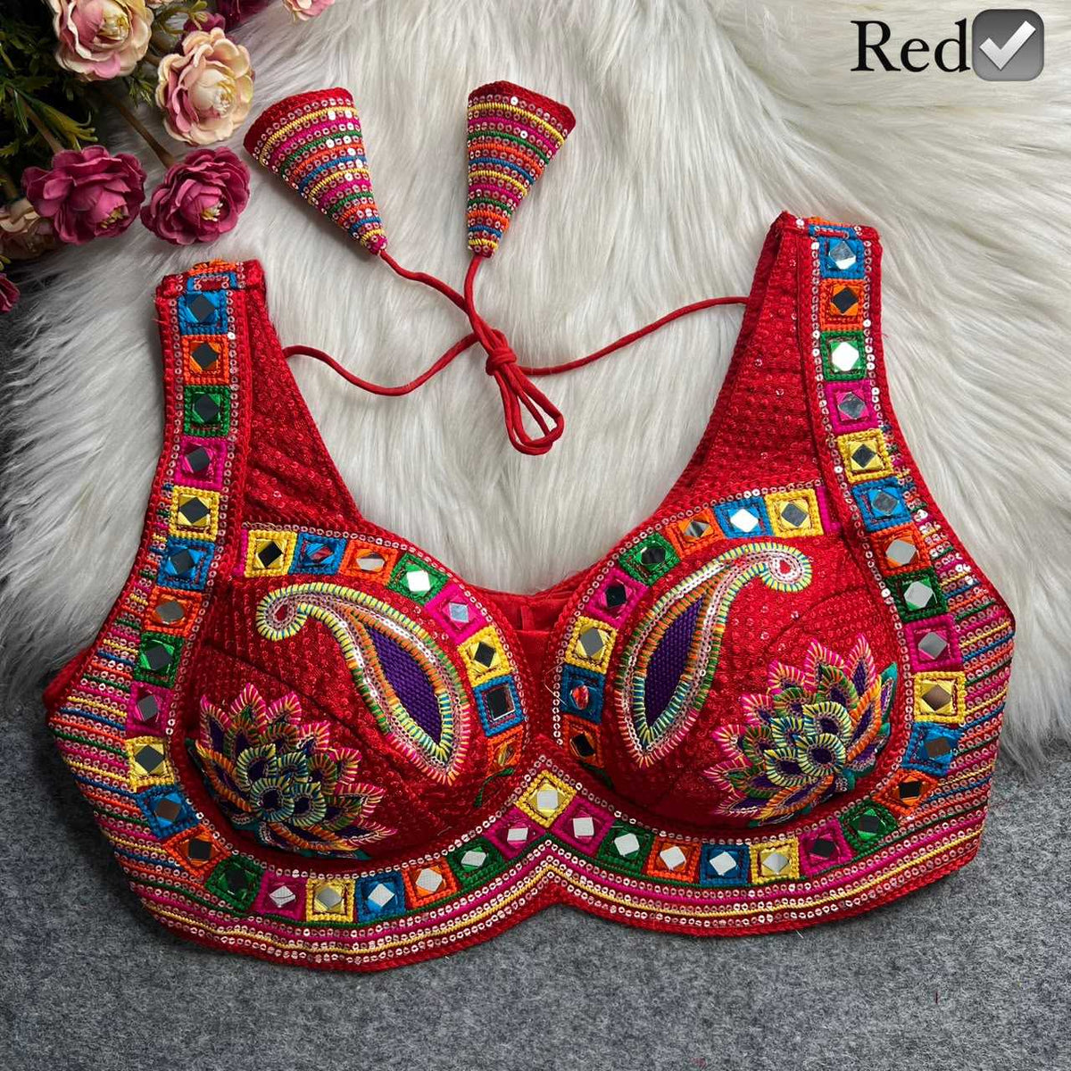 Falguni Italian Silk Designer Blouse