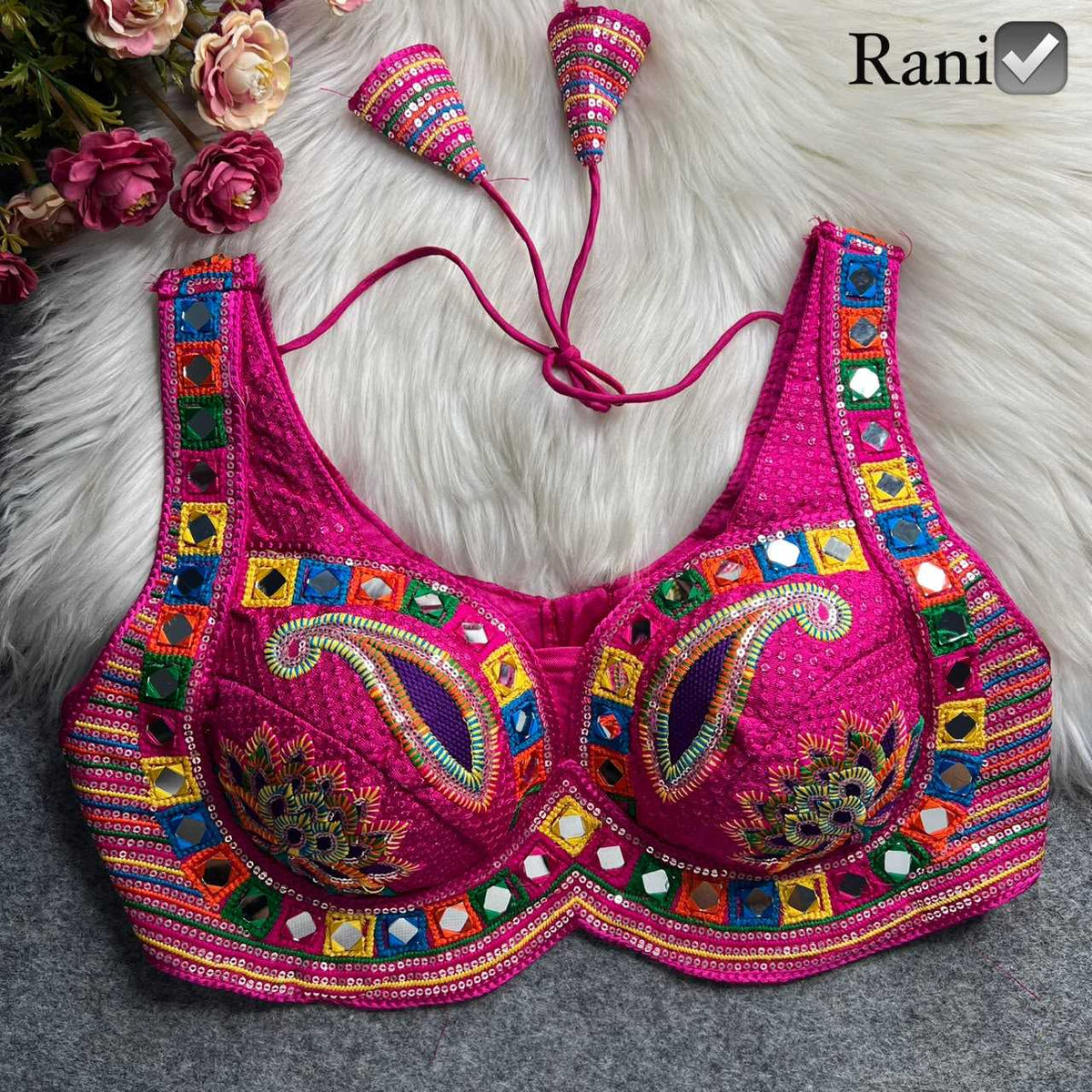 Falguni Italian Silk Designer Blouse