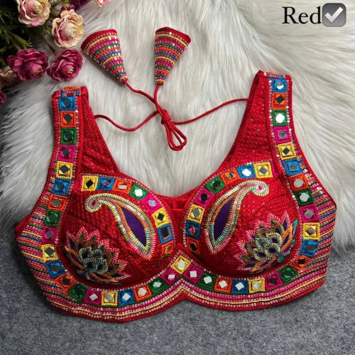 Falguni Italian Silk Designer Blouse