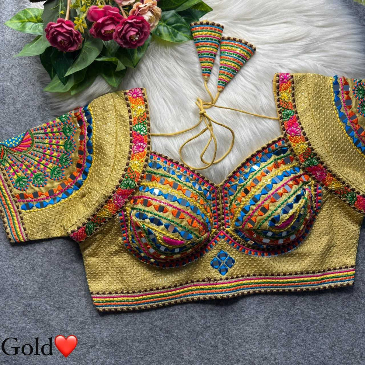 Freshta Italian Silk Designer Blouse