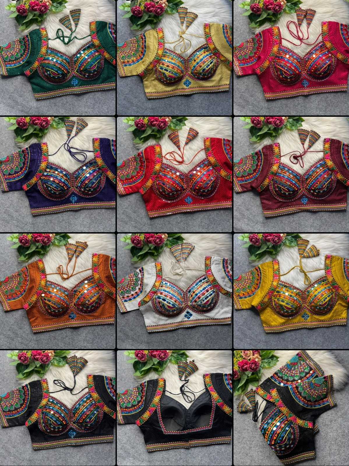 Freshta Italian Silk Designer Blouse