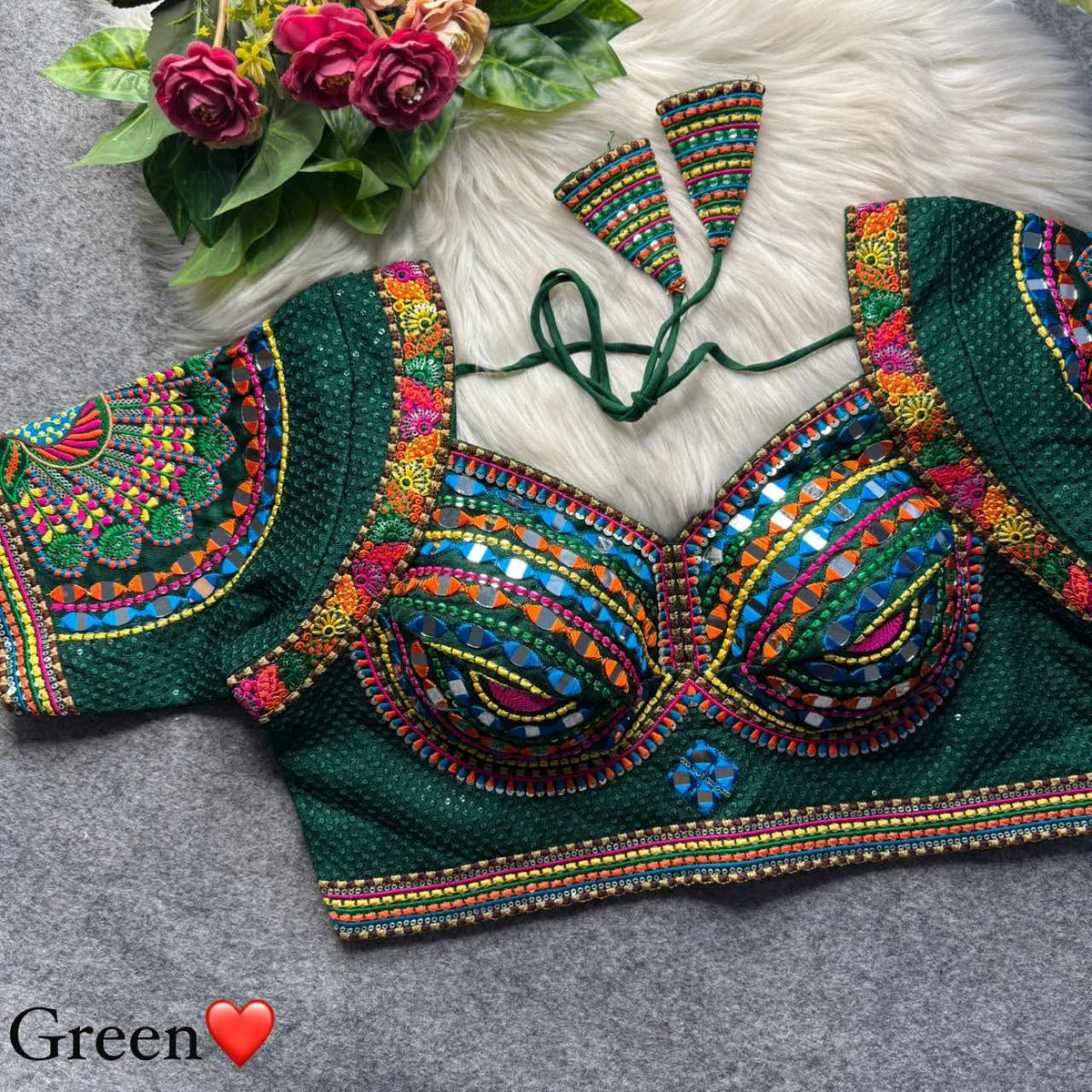 Freshta Italian Silk Designer Blouse
