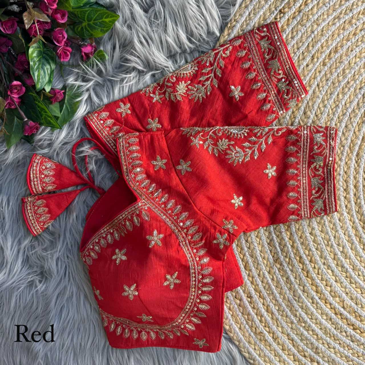 Sequence Embroidery Blouse