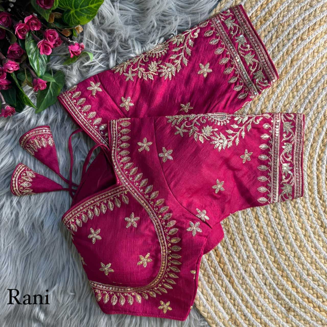 Sequence Embroidery Blouse