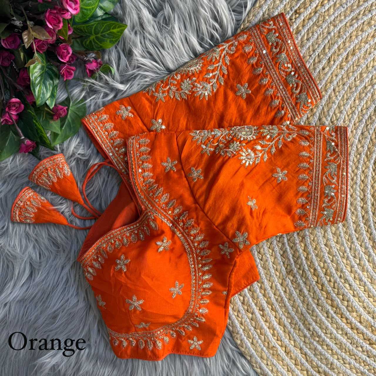 Sequence Embroidery Blouse