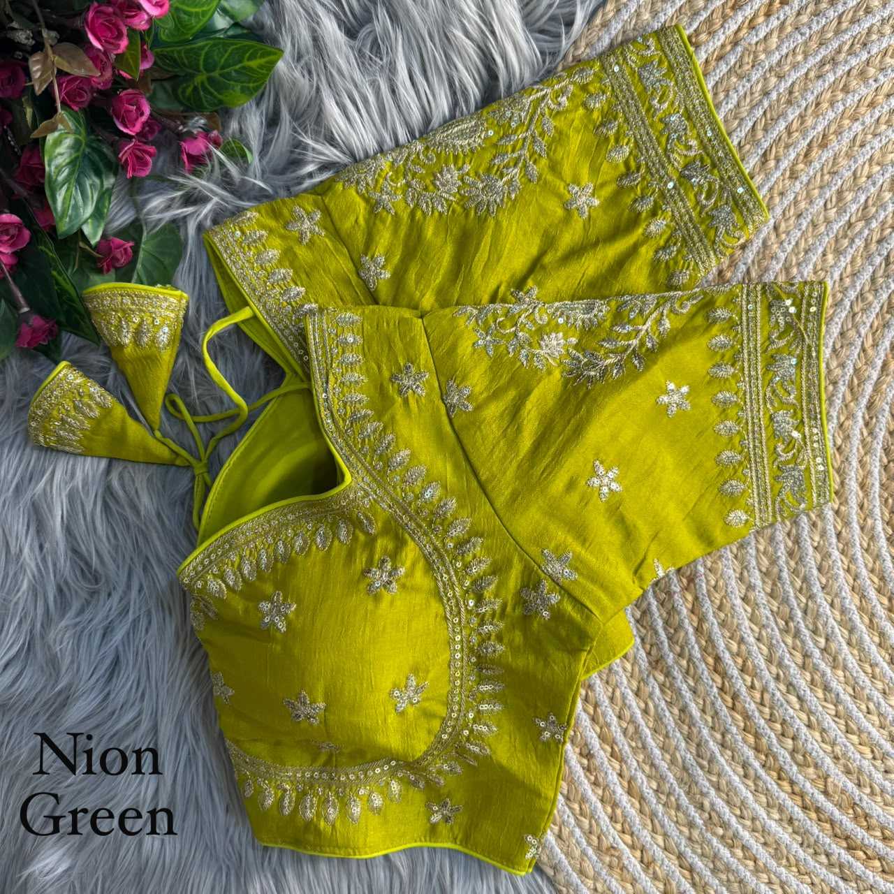 Sequence Embroidery Blouse