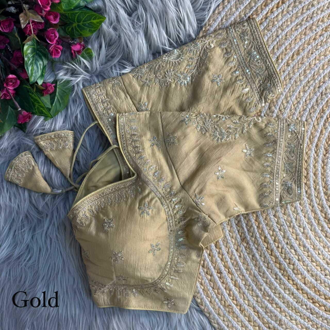 Sequence Embroidery Blouse