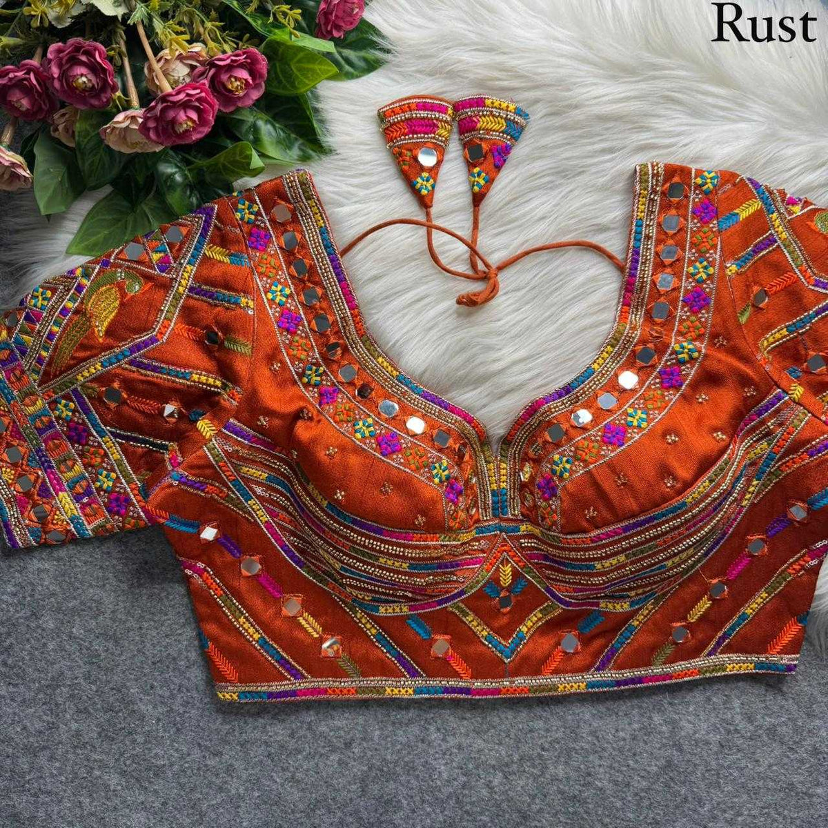 Kiara Italian Silk Designer Blouse