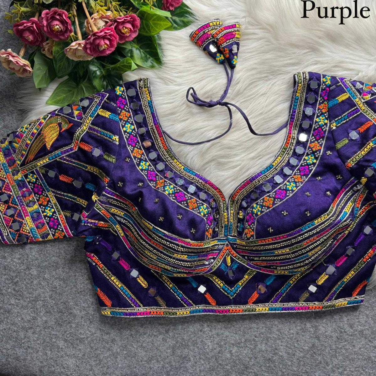 Kiara Italian Silk Designer Blouse