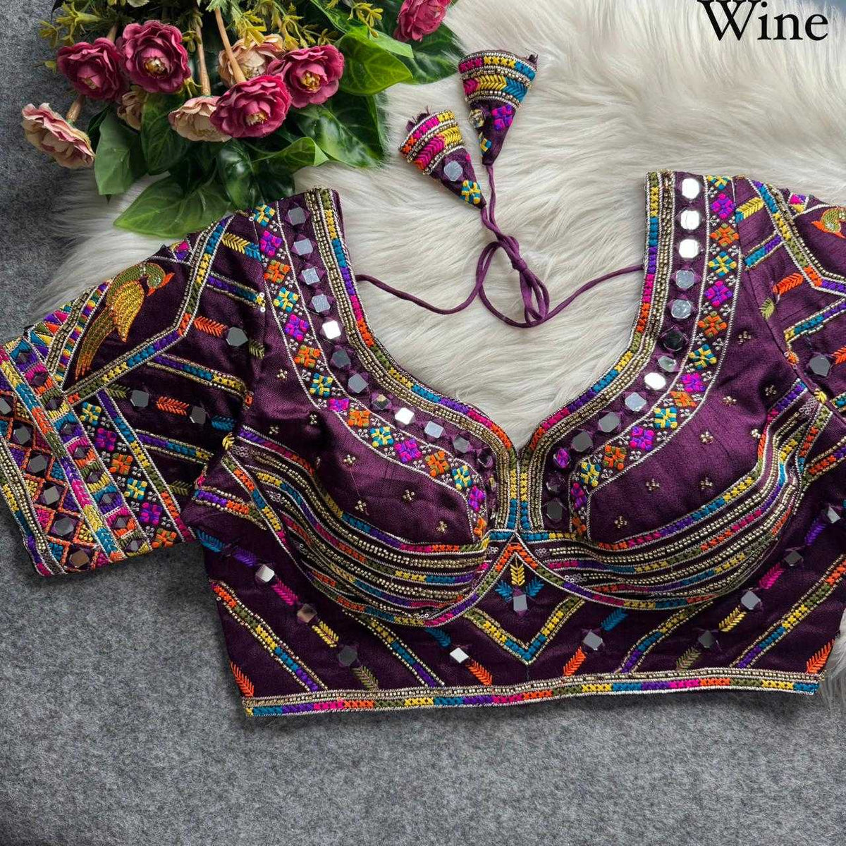 Kiara Italian Silk Designer Blouse