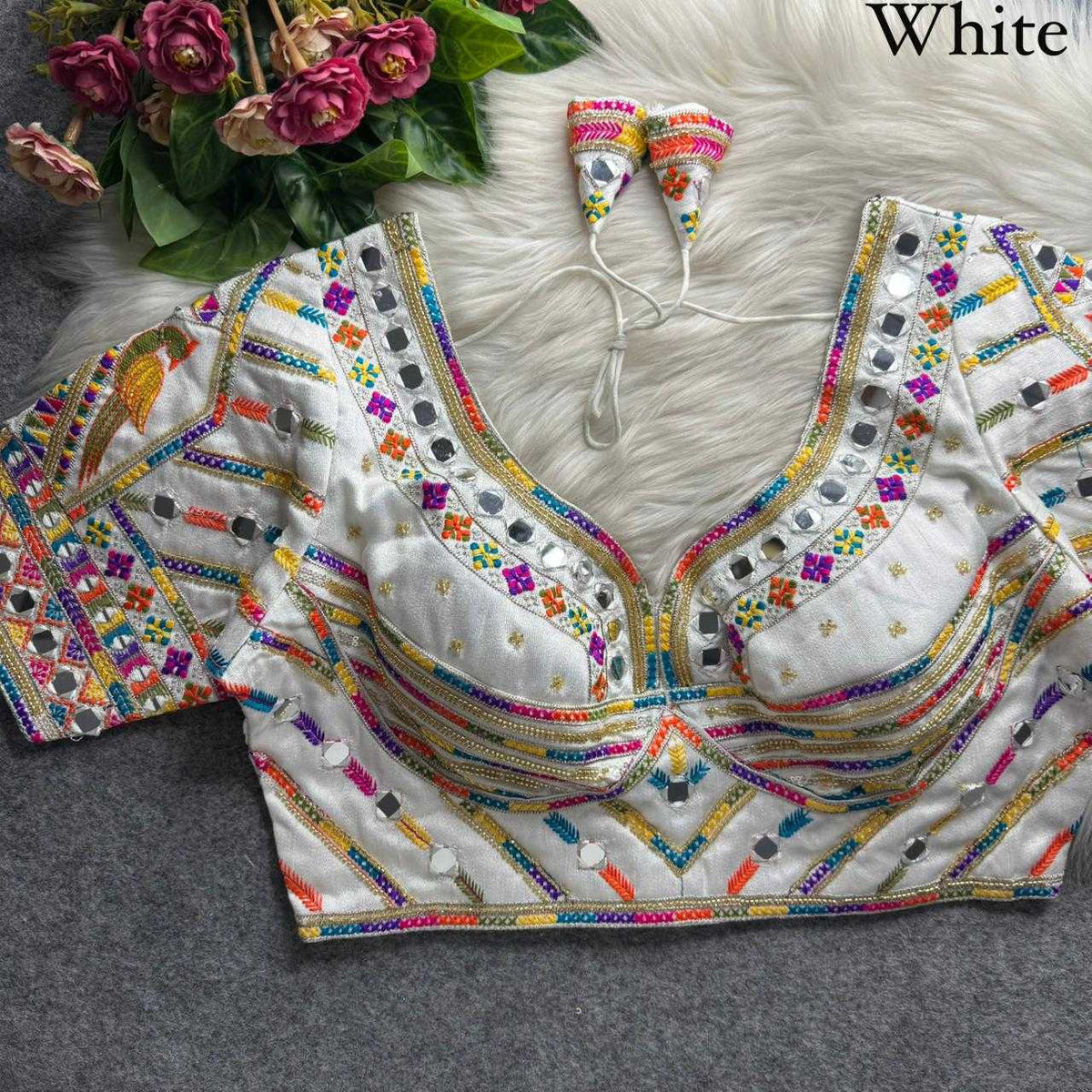Kiara Italian Silk Designer Blouse