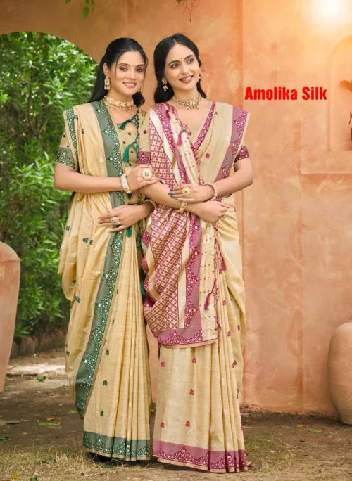 Amolika Assam Silk Traditional Saree