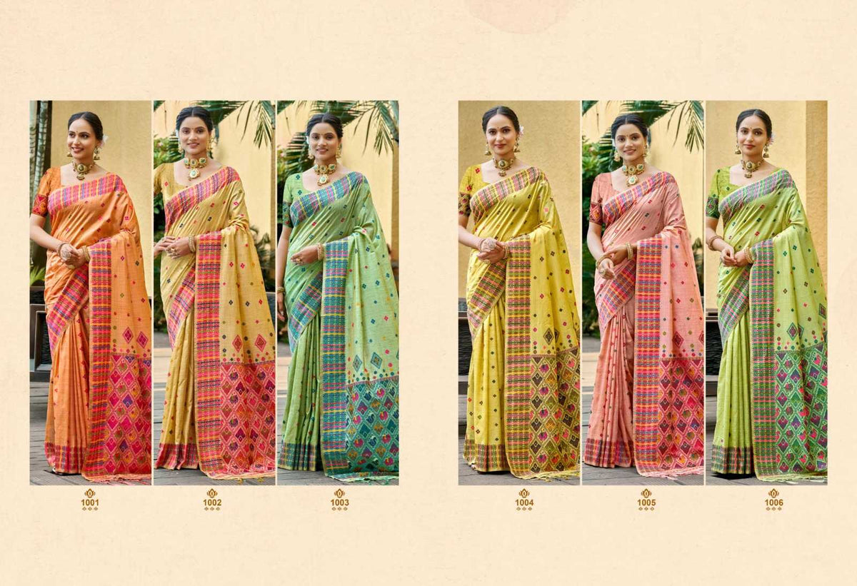 Glorius Assam Silk Brocade Saree