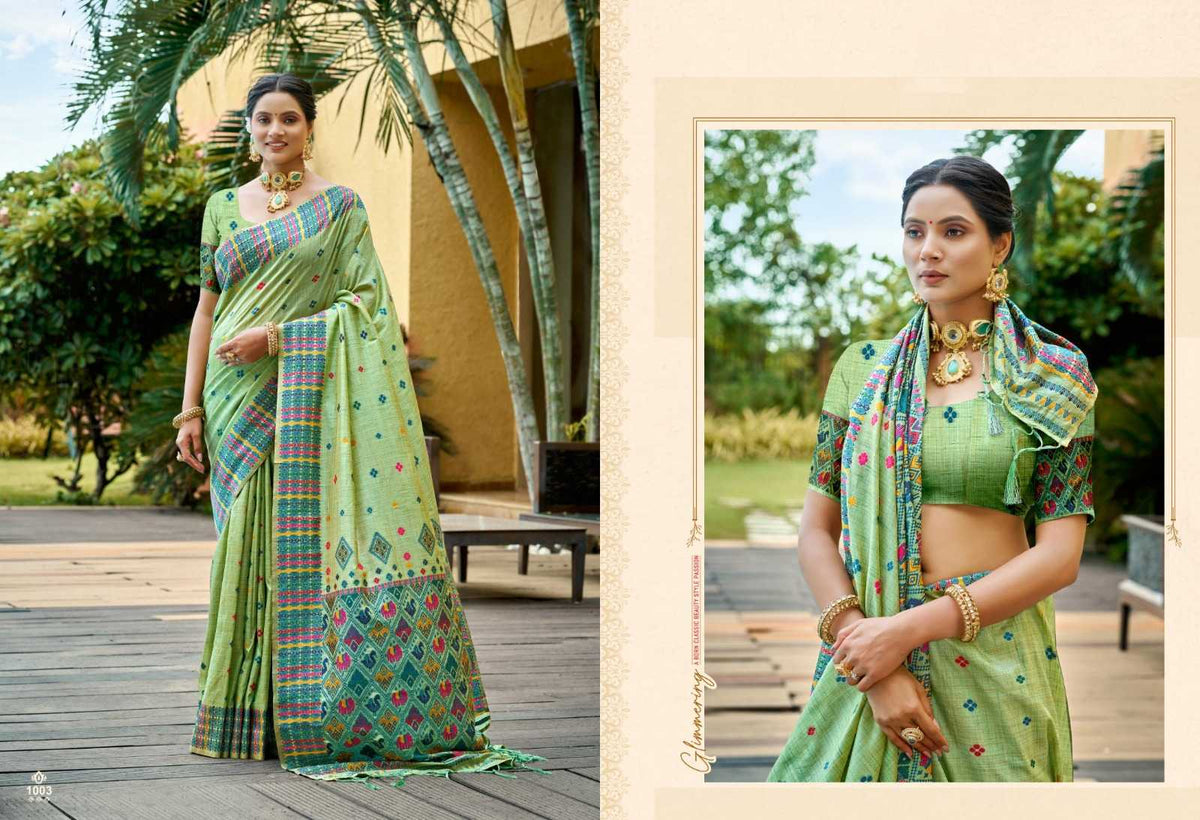 Glorius Assam Silk Brocade Saree