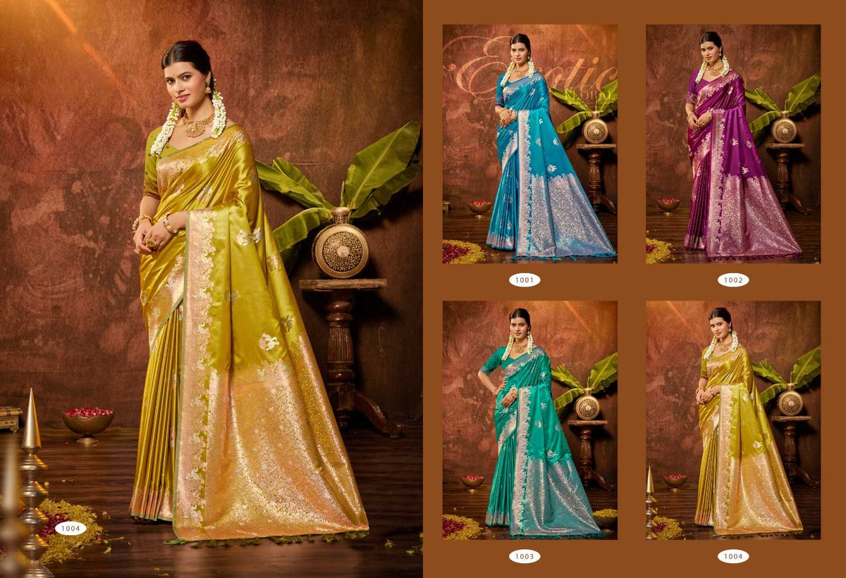 Masru Satan Satin Silk Traditional Saree