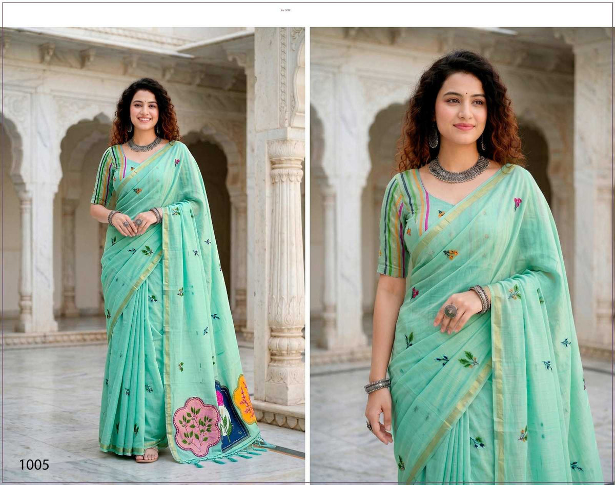 Cotton Fancy Saree