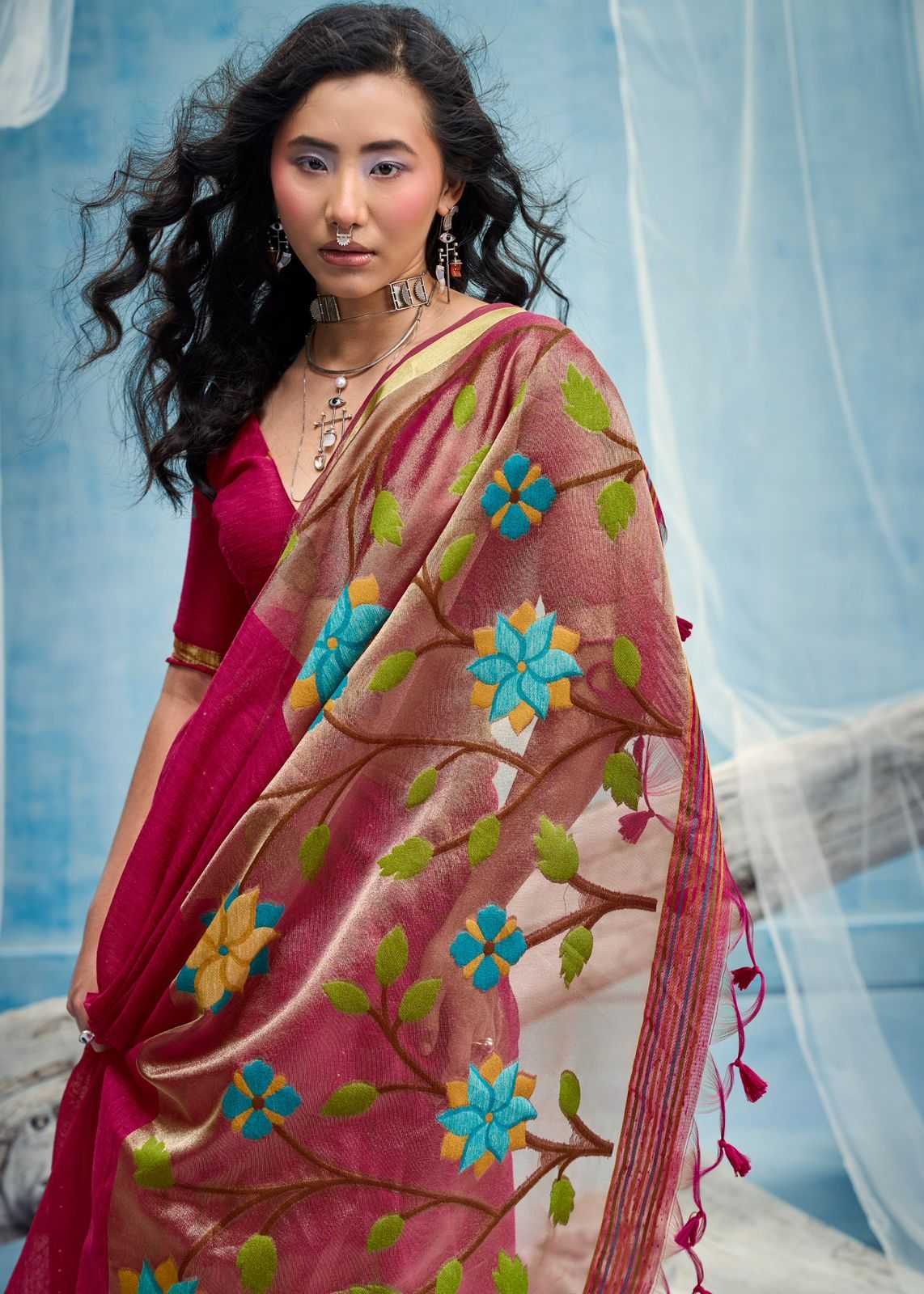 Soft Muga Silk Handloom Saree