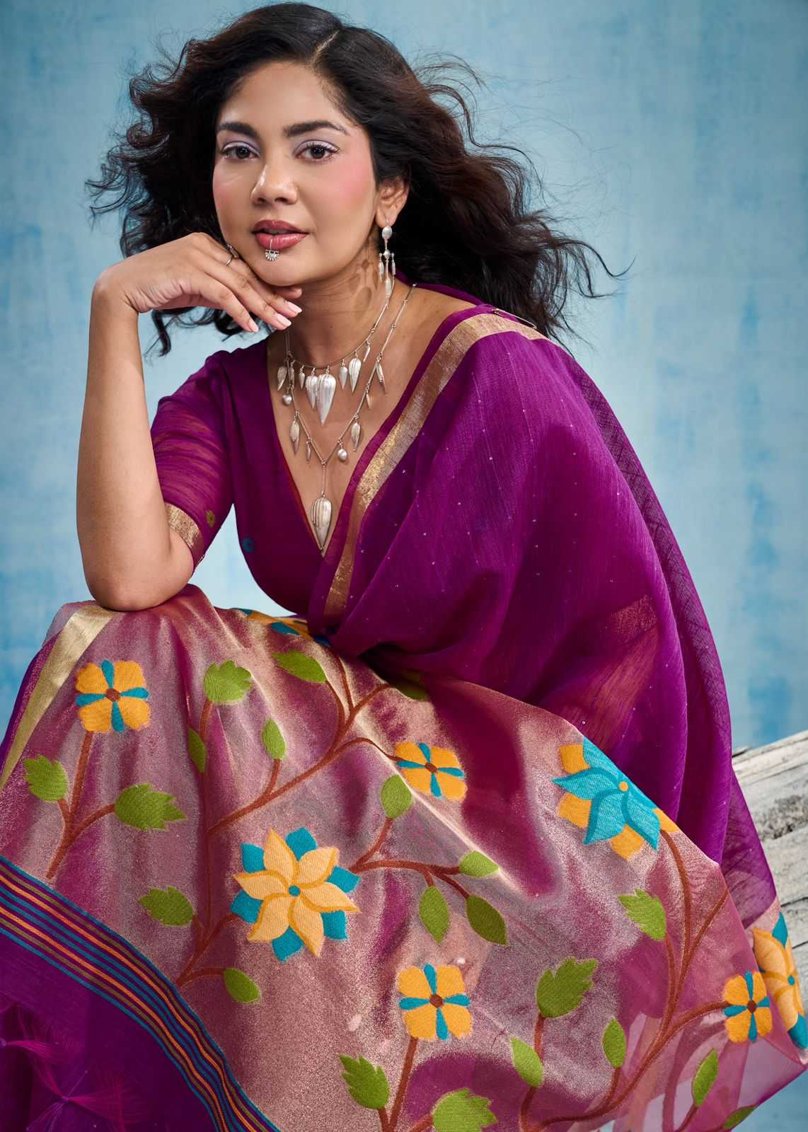 Soft Muga Silk Handloom Saree