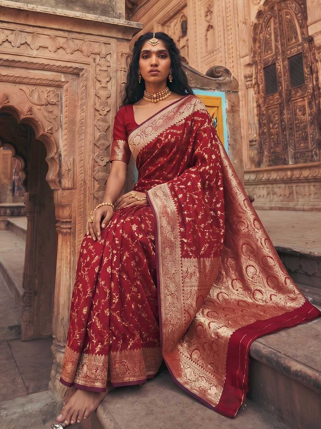 Art Silk Banarasi Saree