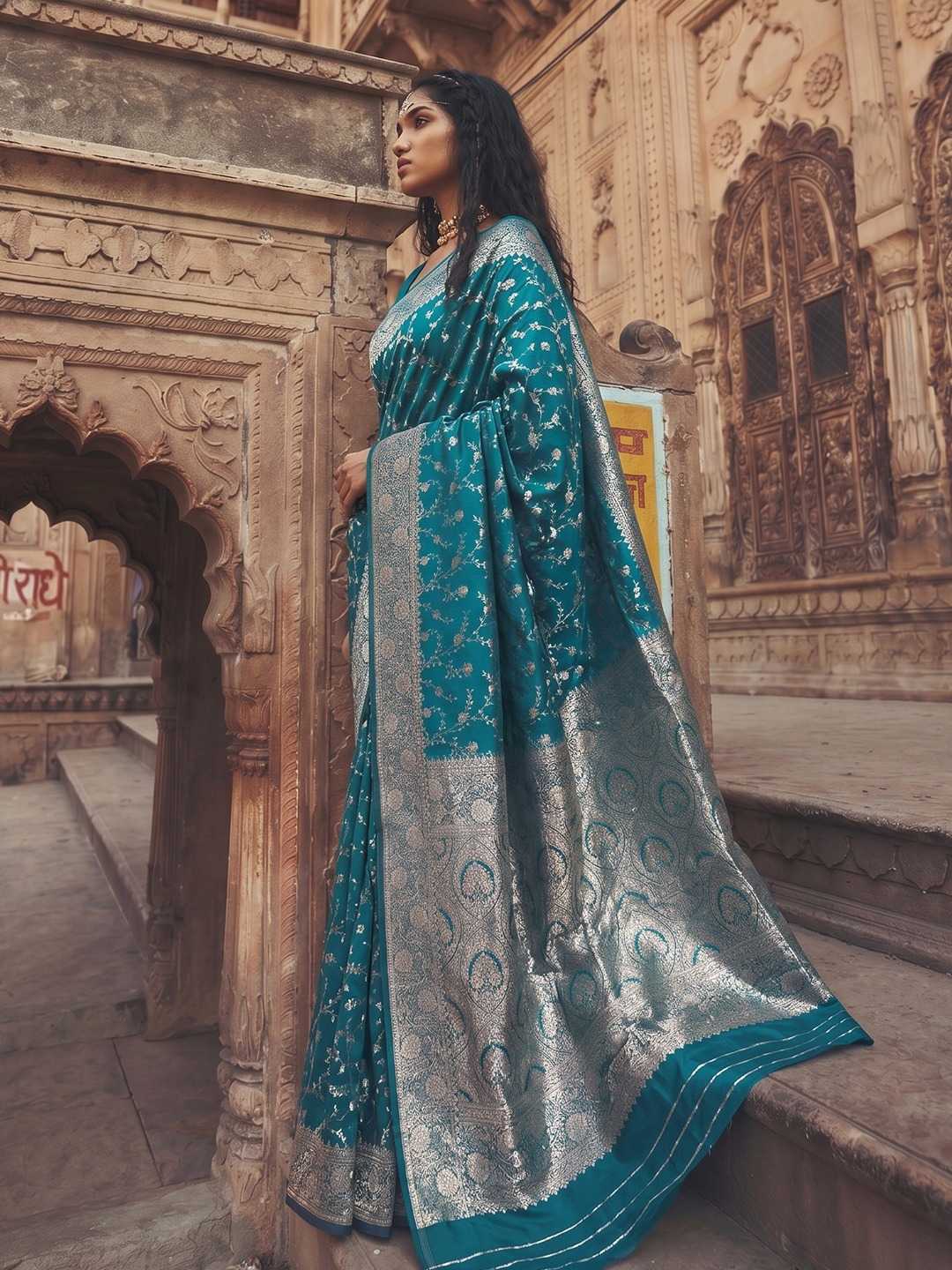Art Silk Banarasi Saree