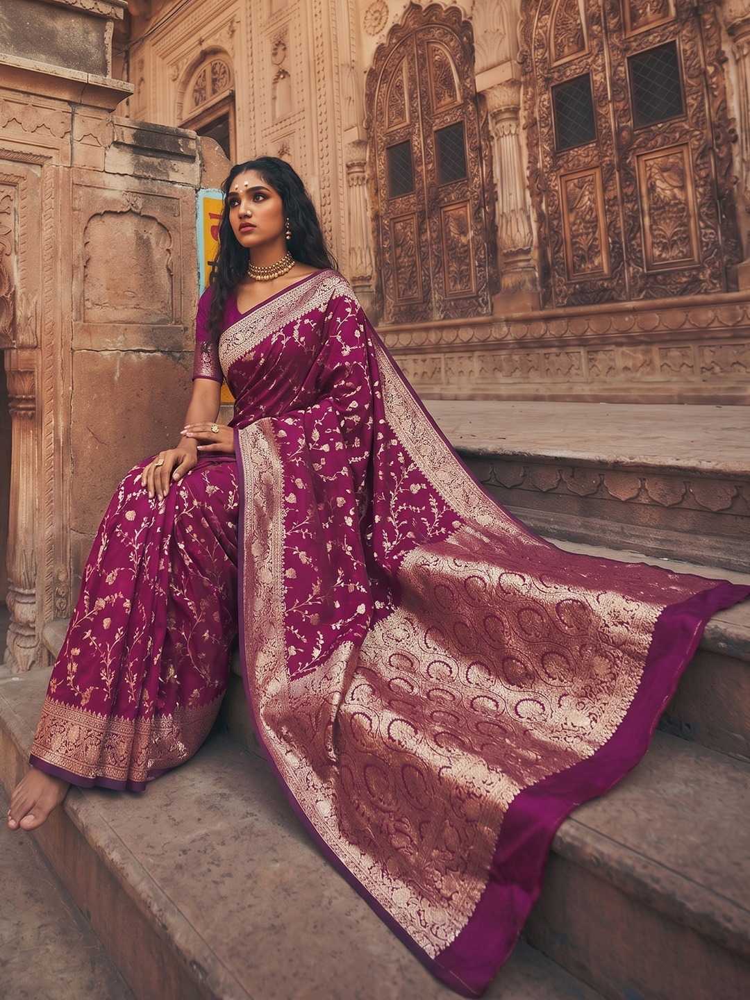 Art Silk Banarasi Saree