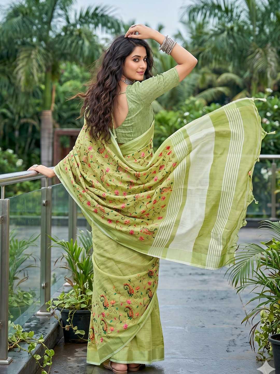 Satin Fancy Saree