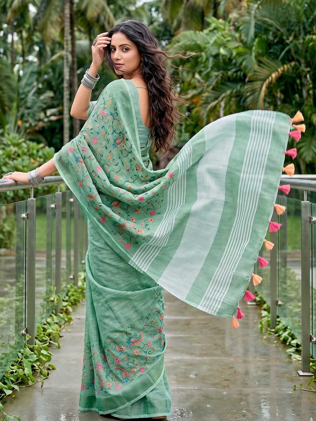 Satin Fancy Saree