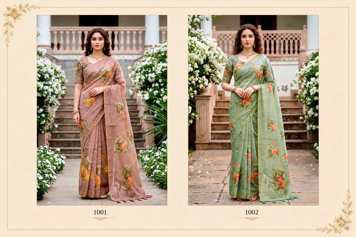 Cotton Party Wear Saree