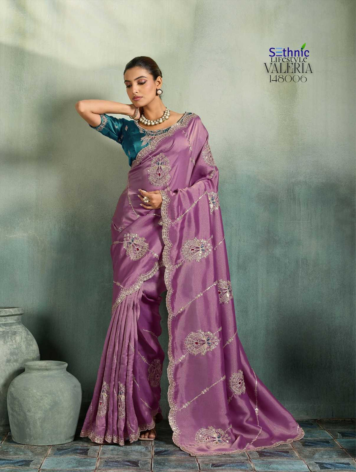 Fancy Hand Work Saree