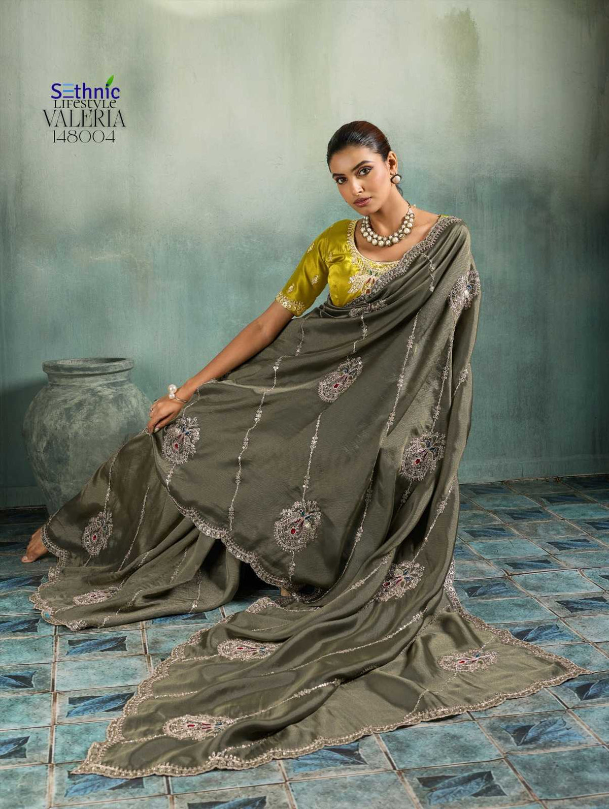 Fancy Hand Work Saree