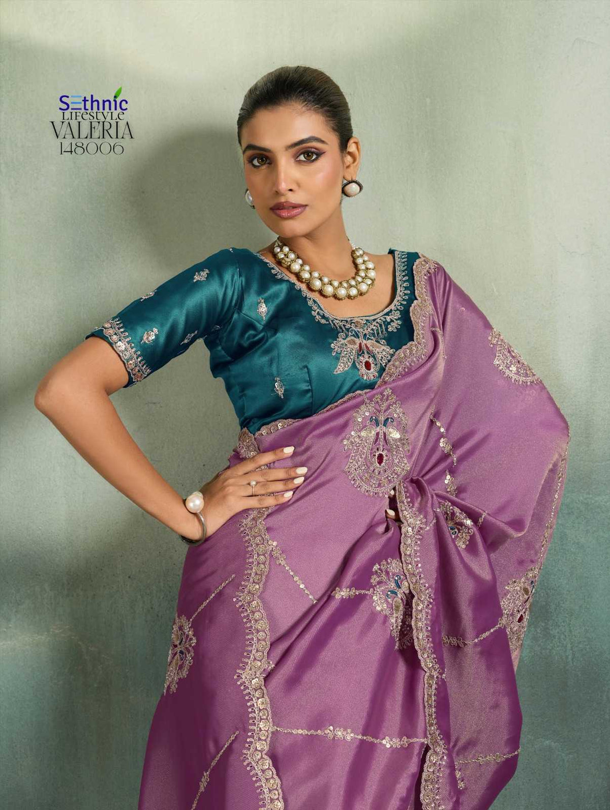 Fancy Hand Work Saree