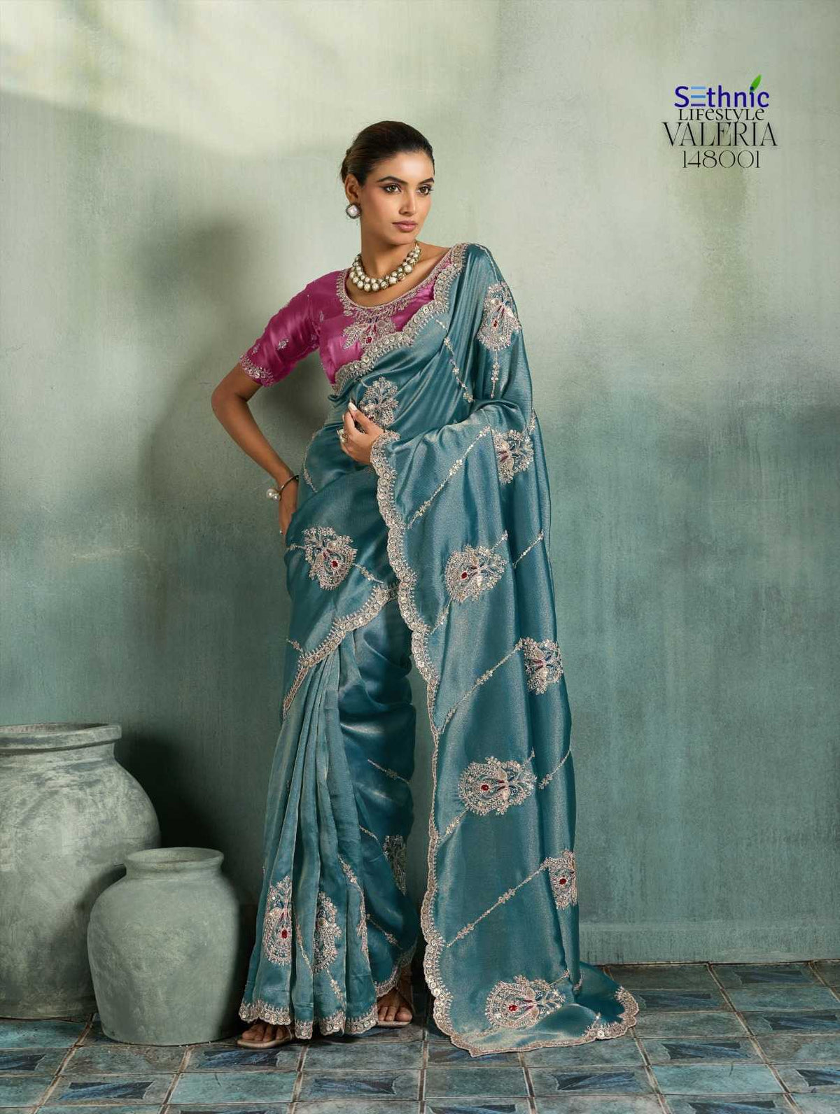 Fancy Hand Work Saree