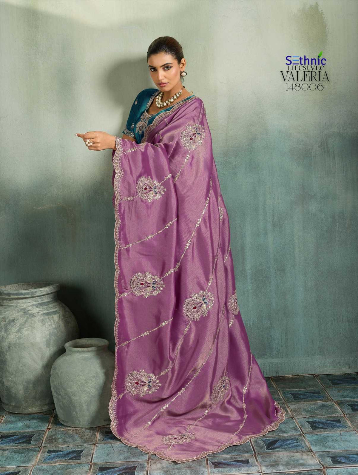Fancy Hand Work Saree